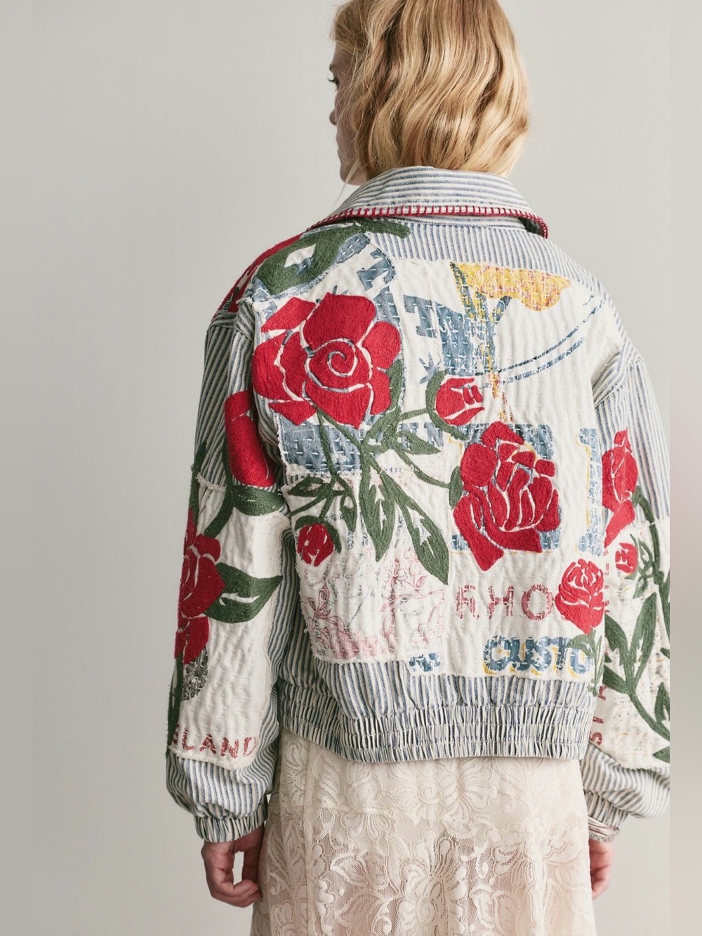 Free People We The Free Novelty Birdie Jacket $298! NEW - Picture 2 of 5